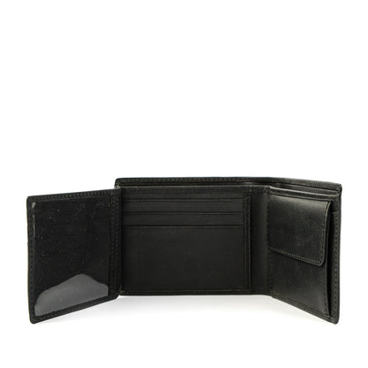 Black Joel Medium Zip Wallet