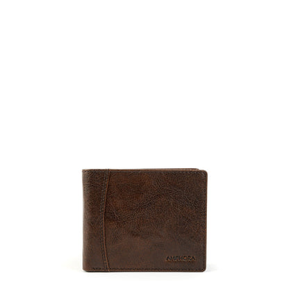 Brown Omar Medium Flap Wallet