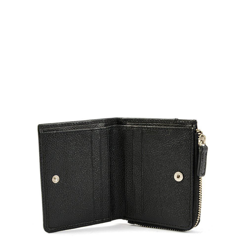 Black Rodrigo medium zipper wallet