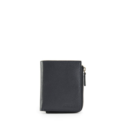 Dark blue Rodrigo medium zipper wallet