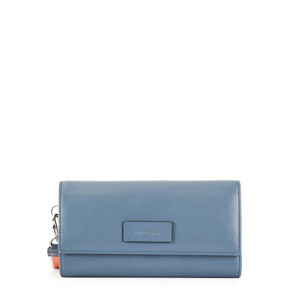 Large Parana Light Blue Wallet