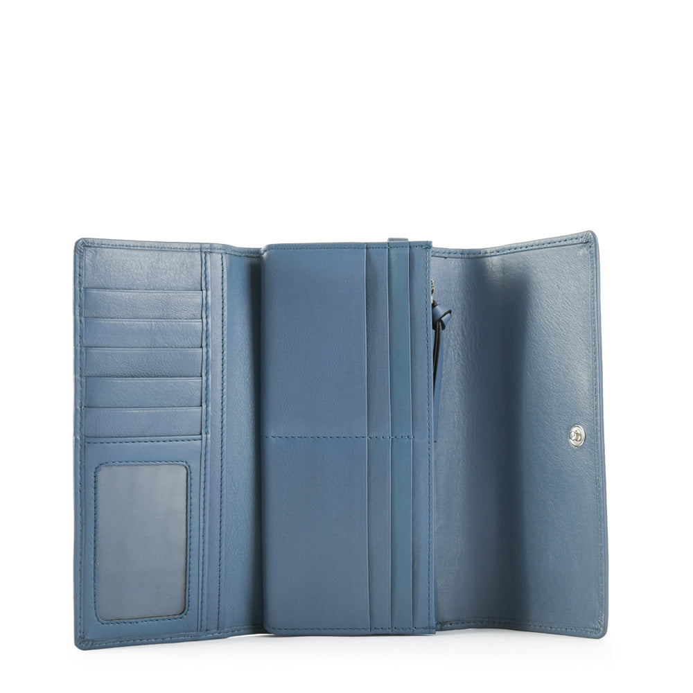 Large Parana Light Blue Wallet