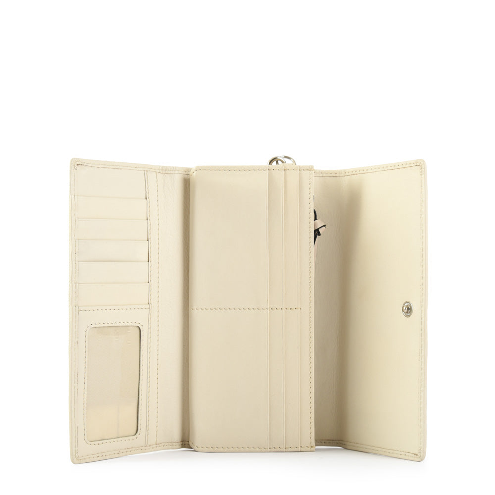 Large Parana Wallet Raw White