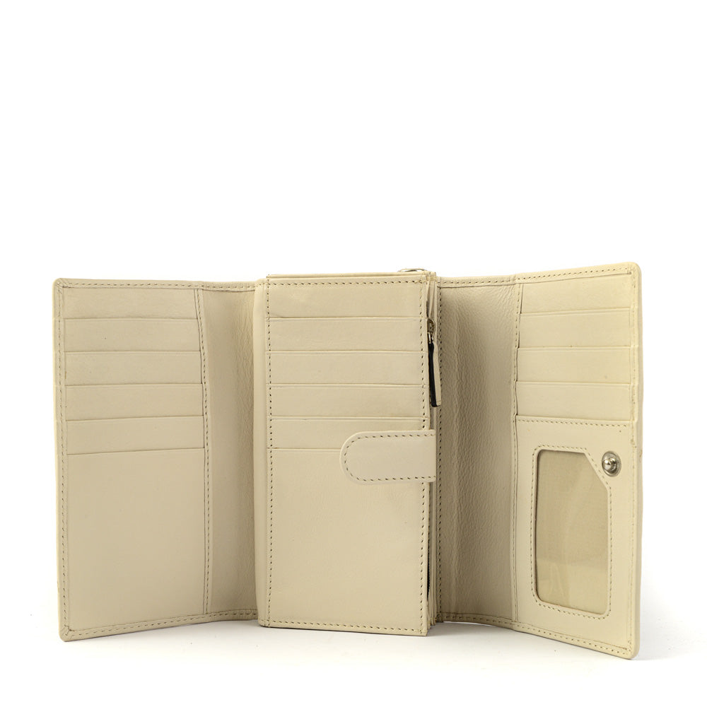 Medium Parana Wallet Raw White
