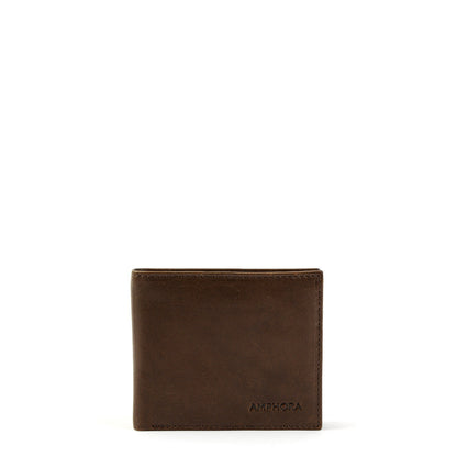 Dark brown Benicio medium wallet