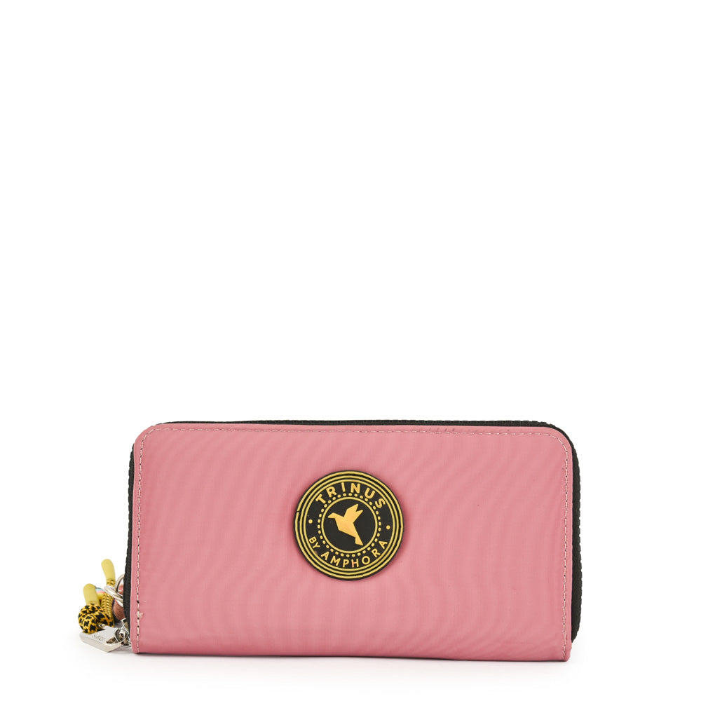 Large old pink nara case wallet