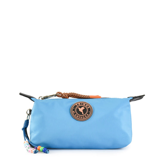 Nara turquoise cosmetic bag