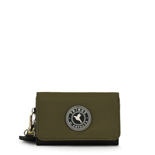 Olive green yali medium wallet