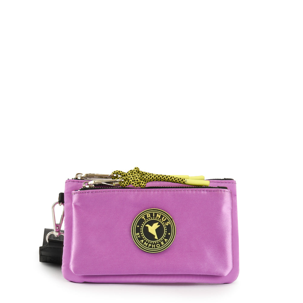 Large lilac rou case wallet