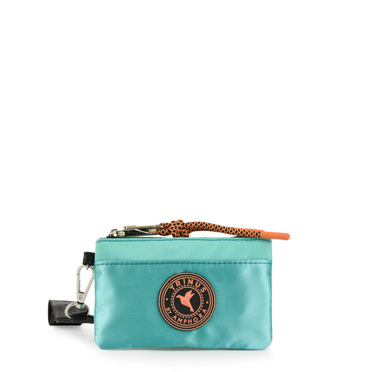 Turquoise rou rectangular purse