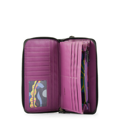 Large purple ottawa case wallet