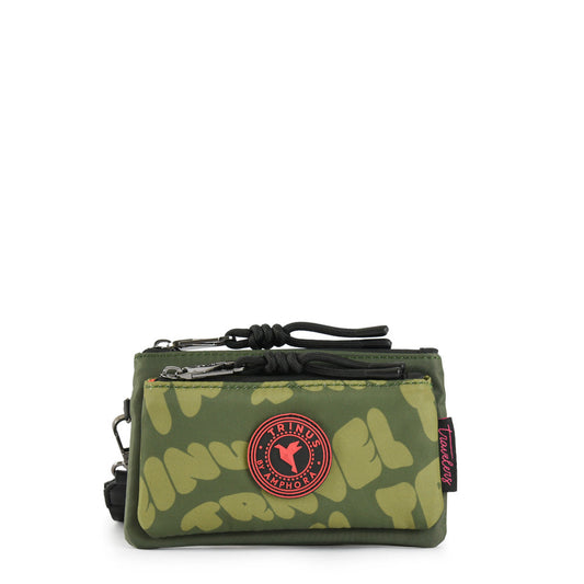 Olive green parl medium wallet case