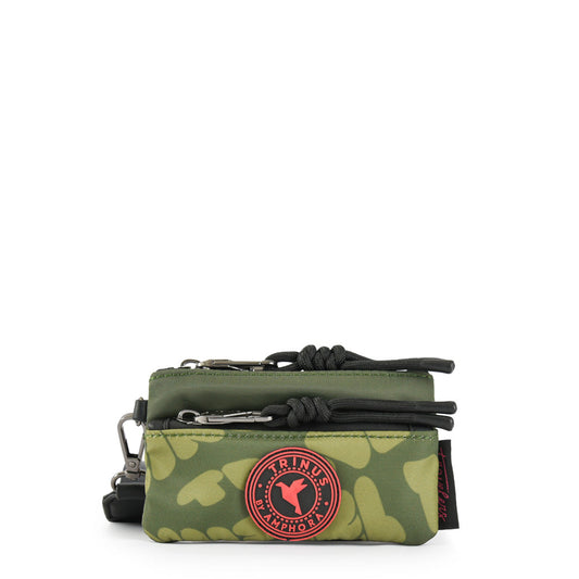 Olive green parl rectangular purse