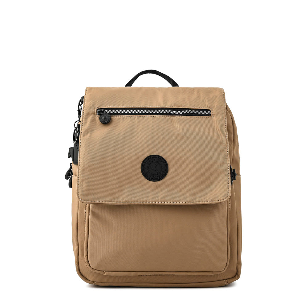 Brooklyn Beige Notebook Backpack