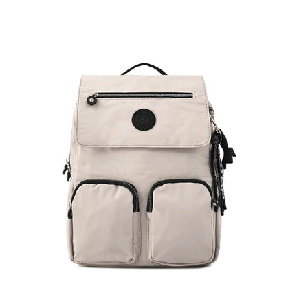 Light Gray Kairi Notebook Backpack