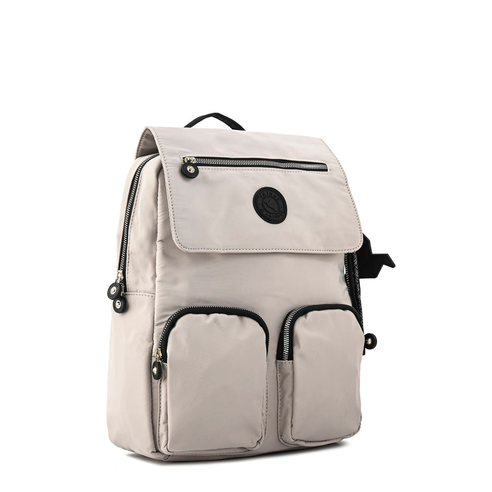 Light Gray Kairi Notebook Backpack