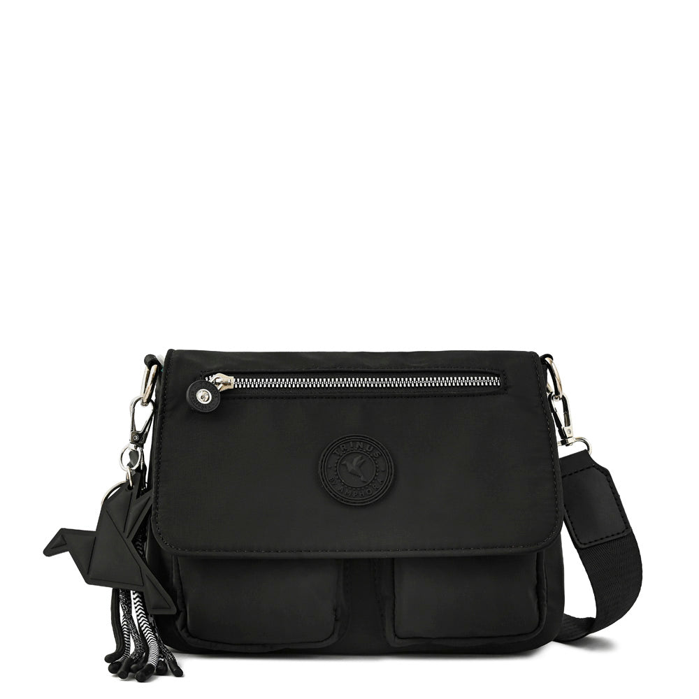 Black kairi crossbody bag