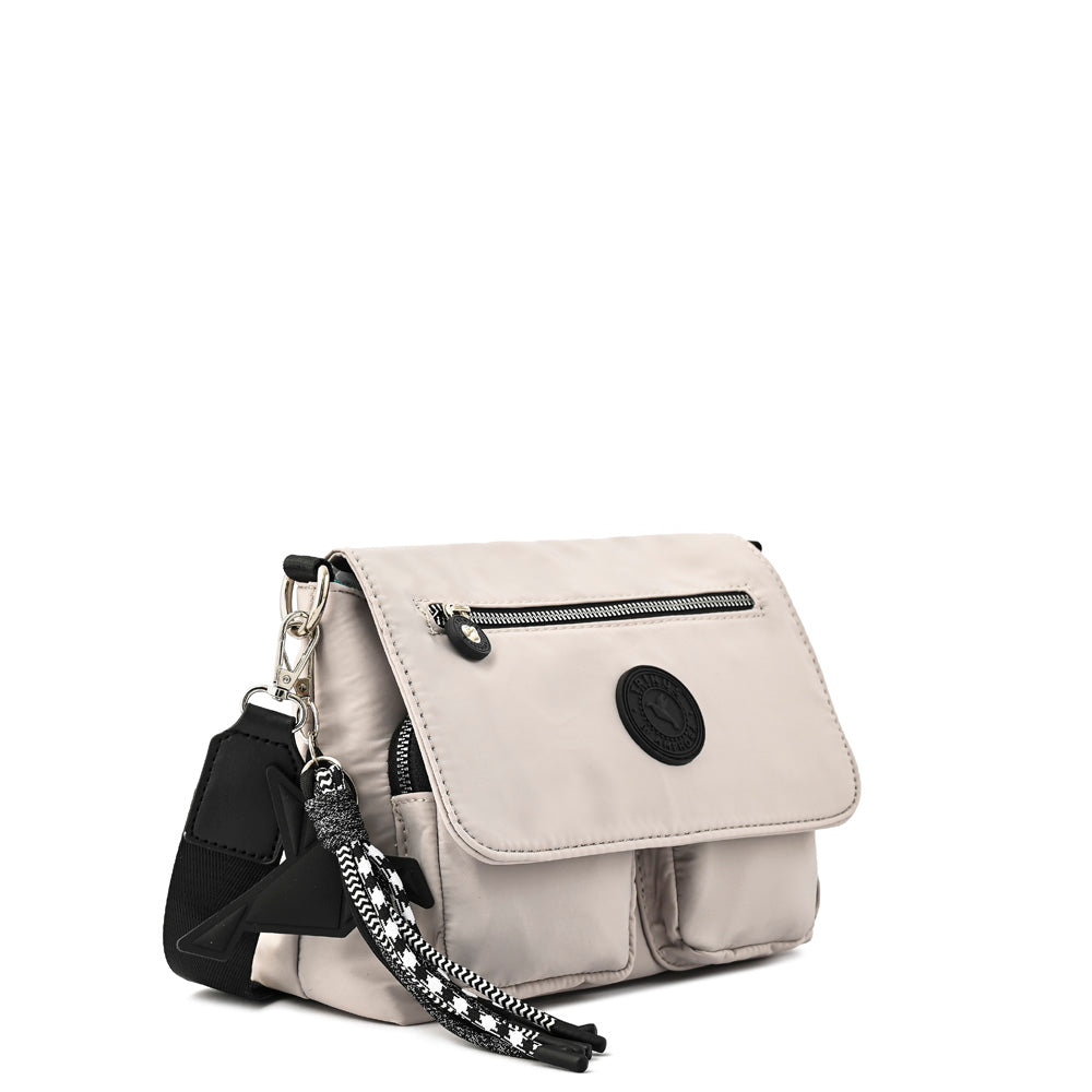 Light Gray Kairi Medium Crossbody Bag