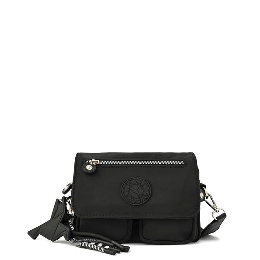 Kairi Small Black Crossbody Wallet