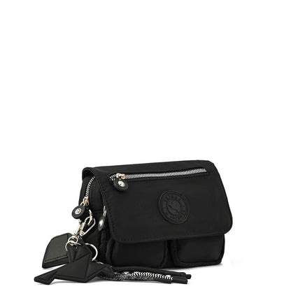 Kairi Small Black Crossbody Wallet