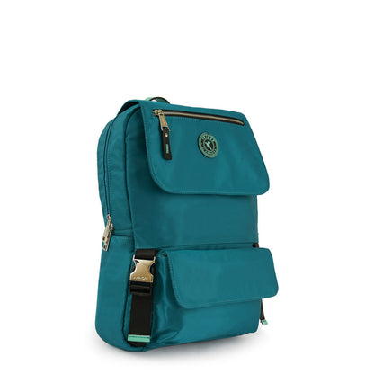 Freydis petrol large notebook backpack