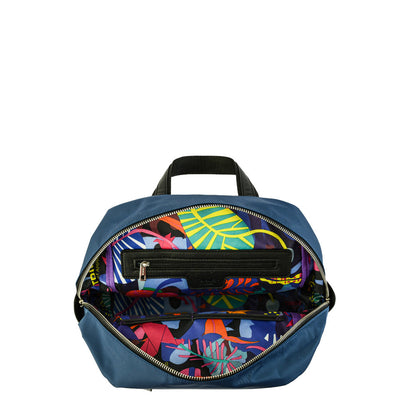 Large Lancy Blue Backpack