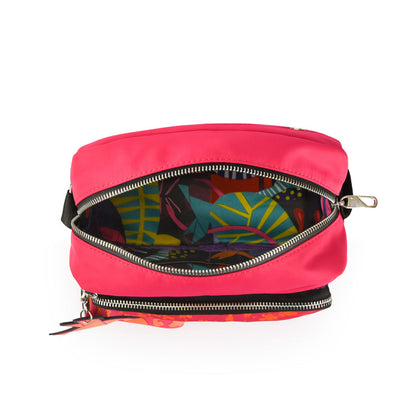 Paly Fuchsia Medium Crossbody Wallet