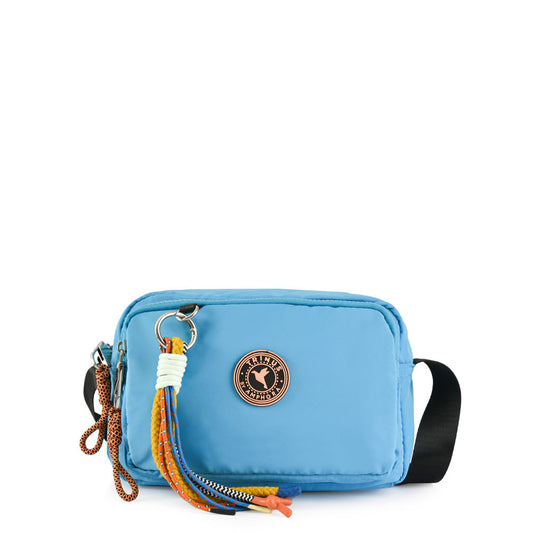Small Nara Turquoise Crossbody Wallet