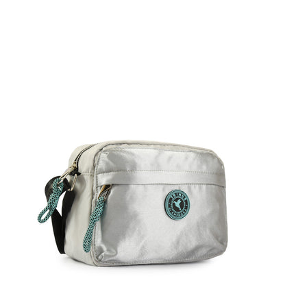 Light Gray Rou Medium Crossbody Wallet