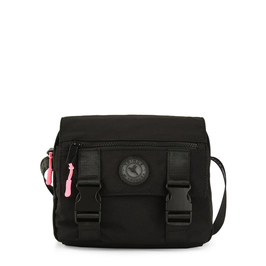 Medium black Vionette crossbody wallet