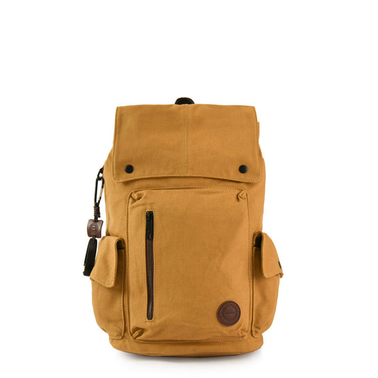 Large Notebook Backpack Juan Dark Beige