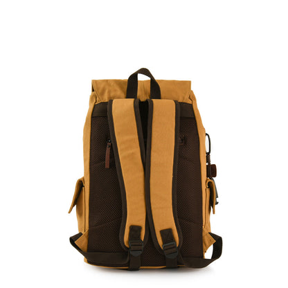 Large Notebook Backpack Juan Dark Beige