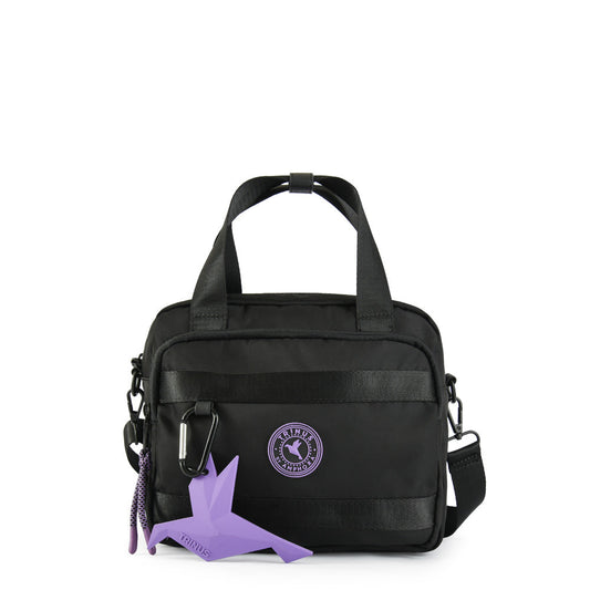 Small black gansbaai crossbody wallet