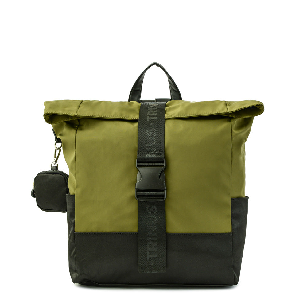 Large olive green tangier backpack