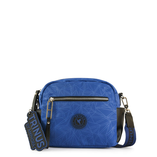 Saumon blue medium crossbody wallet