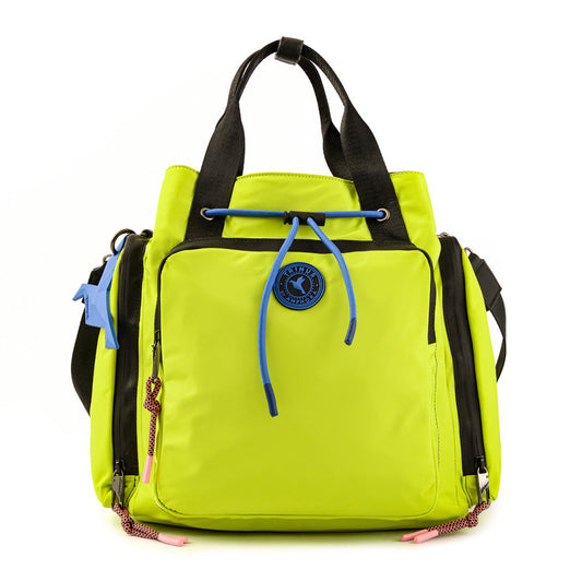 Raissa large lemon green backpack