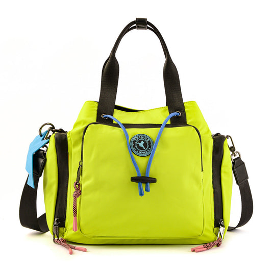 Raissa Medium Lemon Green Shoulder Bag