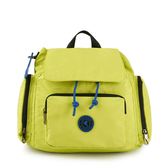 Raissa large lemon green backpack