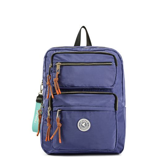 Large blue peace notebook backpack