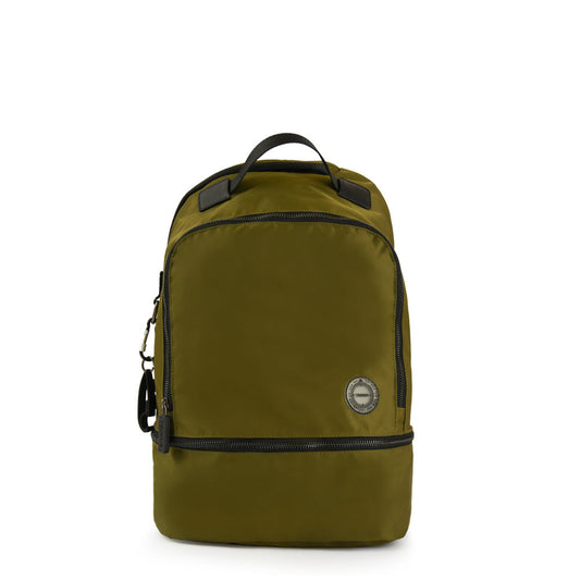 Raul Large Notebook Backpack Olive Green