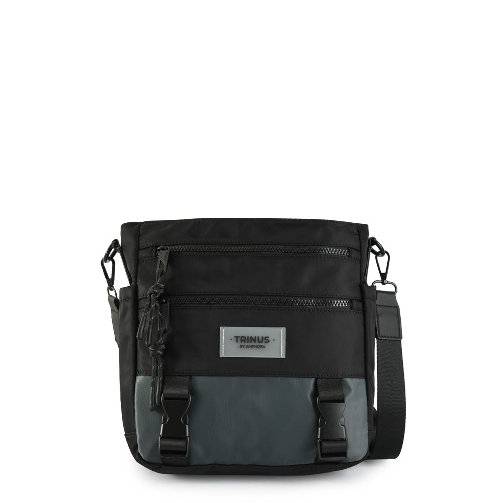 Black Niagara Medium Crossbody Wallet