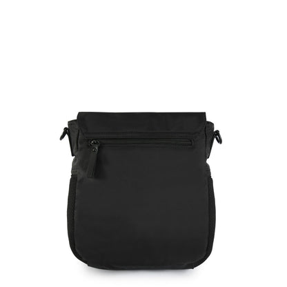 Large black surrey crossbody bag