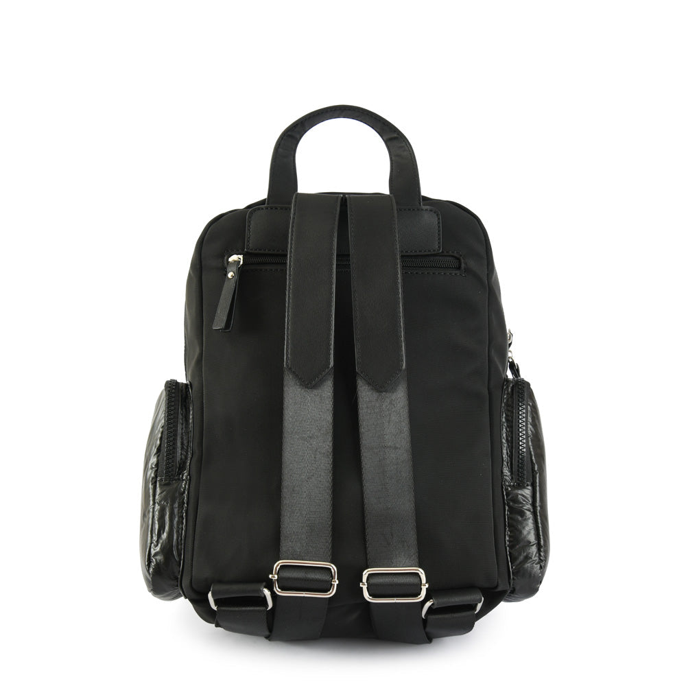 Large Milton Black Backpack