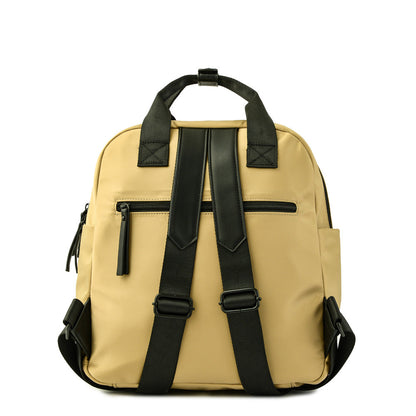 Large Auroria Beige Backpack