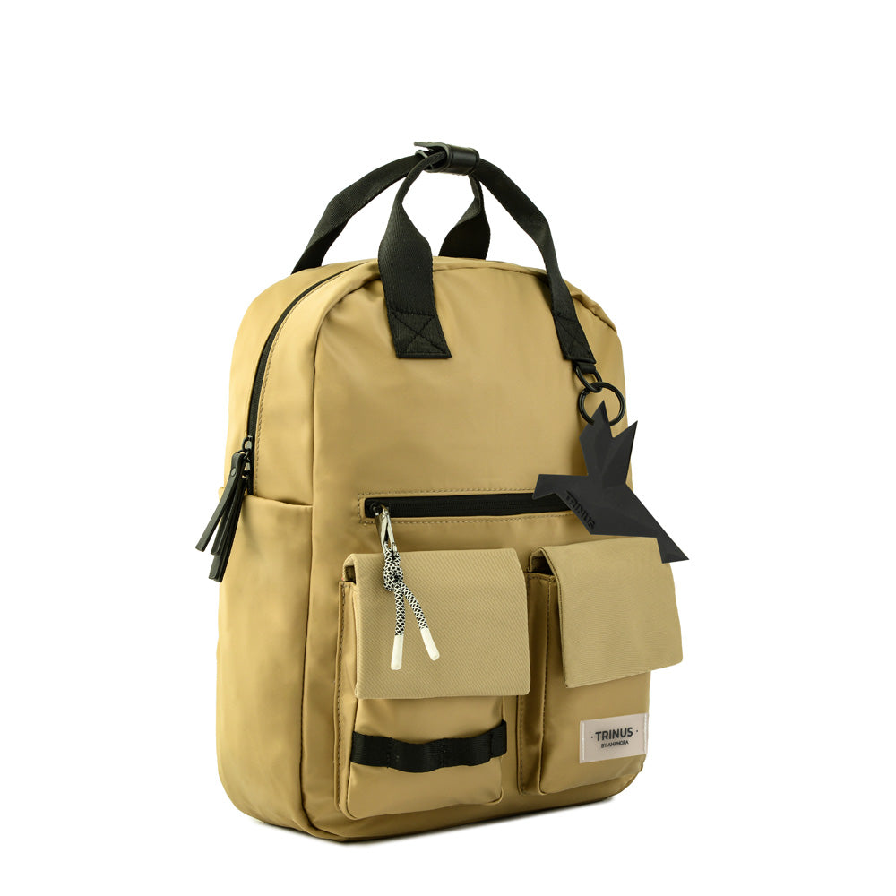 Large Notebook Backpack Auroria Beige