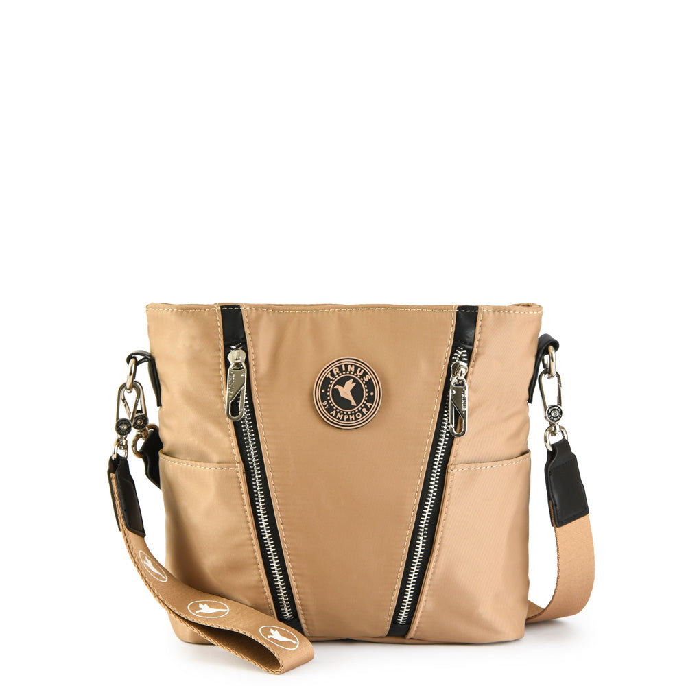 Beige Adelle Crossbody Bag