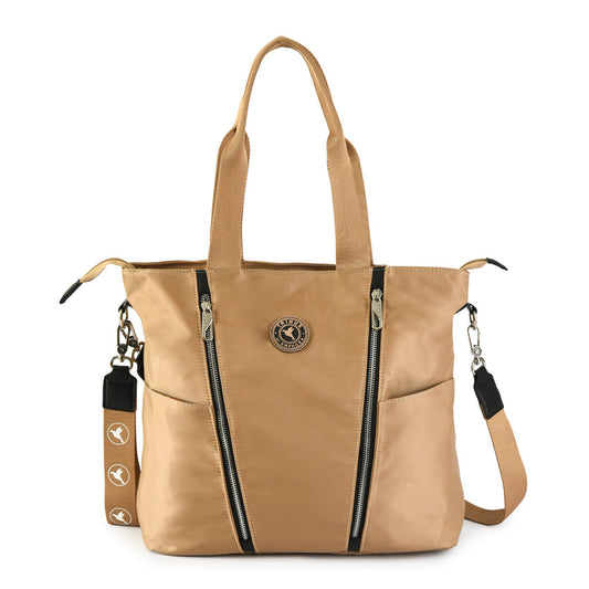 Two Handle Shopping Bag Adelle Beige