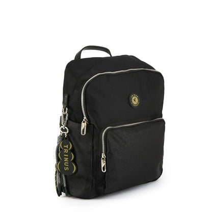 Fara Black Notebook Backpack