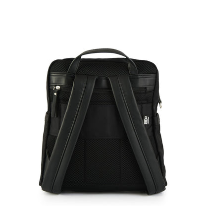 Fara Black Notebook Backpack