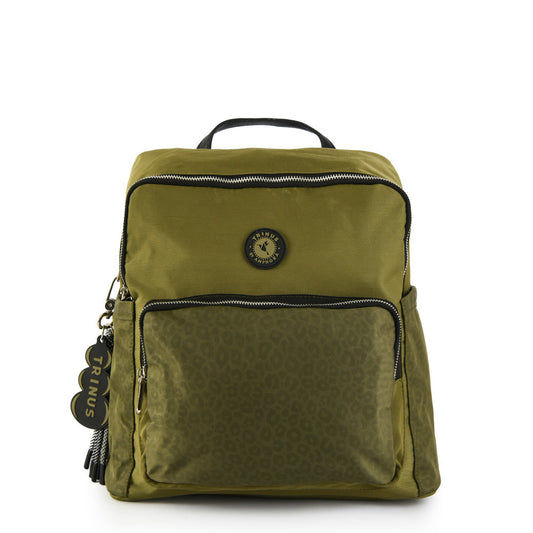 Fara Olive Green Notebook Backpack